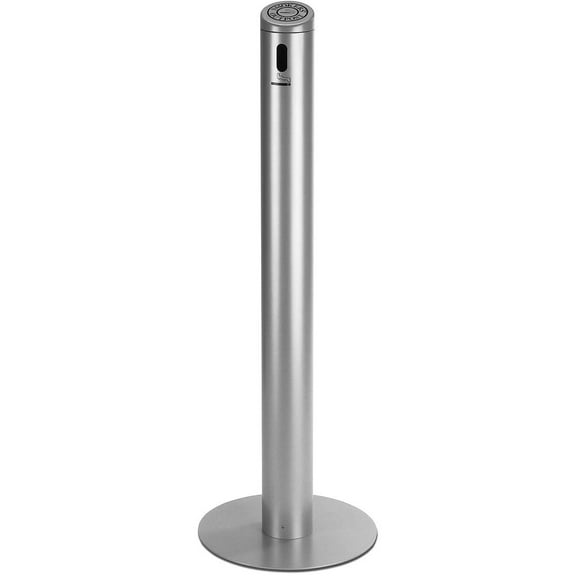 Commercial Zone 710607 Smoker's Outpost Smoke Stand Cigarette Receptacle, Silver