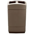 thumbnail image 1 of Commercial Zone 732842 Square Trash Container, Monterey Cliff Brown, 1 of 1