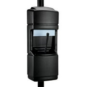 2 gal Rectangular Cleaning Can/Trash Can, Black, 14 3/4 in 750801