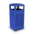 thumbnail image 1 of Commercial Zone Products 73290499 42-gallon Square Waste container with Dome Lid  Blue, 1 of 2