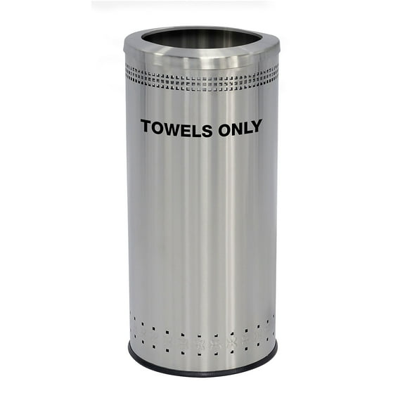 Commercial Zone Products Precision Series Imprinted Medium 25-Gallon Capacity Towel Bin (78282999)