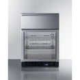 thumbnail image 1 of Commercial built-in undercounter glass door refrigerator with top drawer, 1 of 5