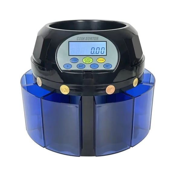 Commercial-grade US Coin Sorter and Mixed-denomination/total-value Counter