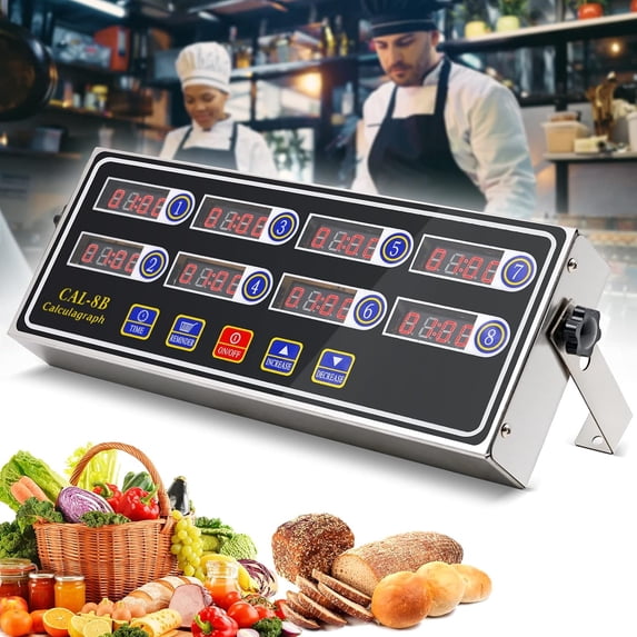 Commercial s for Cooking Manual Big Large Timer Digital Timer 8-Channel ...