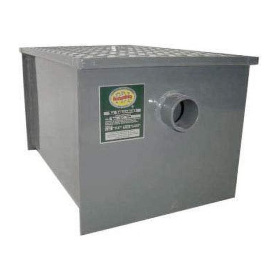 Commerical Grade Carbon Steel Grease Trap 50 lb PDI Approved