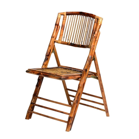 CSP Commerical Seating Products Bamboo Folding Chairs, Wood