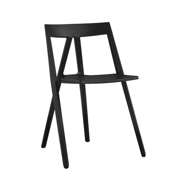 CSP Commerical Seating Products Milan Armless Black Chairs