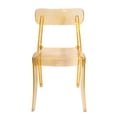 thumbnail image 1 of CSP Set of 1 Commercial Seating Products Grace Chair in gold made of  Polycarbonate, 1 of 2