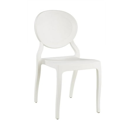 CSP Commerical Seating Products White Emma Armless Chairs