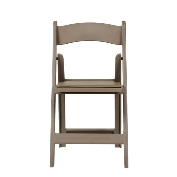 CSP Commerical Seating Products Resin Sand Beige Folding Chairs