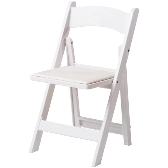 Commerical Seating Products Resin White Folding Chairs