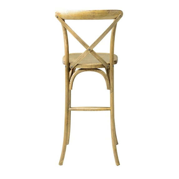 Commerical Seating Products Rustic Tinted Crossback Bar Stool Chairs