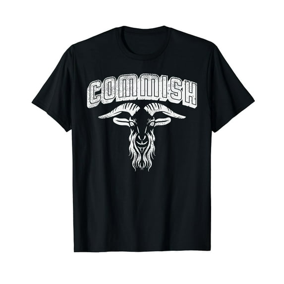 Commish Goat Fantasy Football Commisioner Gridiron Gift T-Shirt