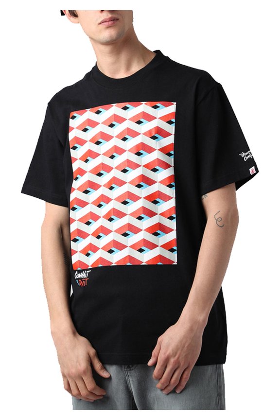 Commit Block Short Sleeve T-Shirt [Flint Black]