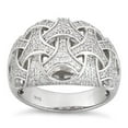 thumbnail image 1 of Commitment Ring Woven Style CZs On Platinum Plating, 1 of 4