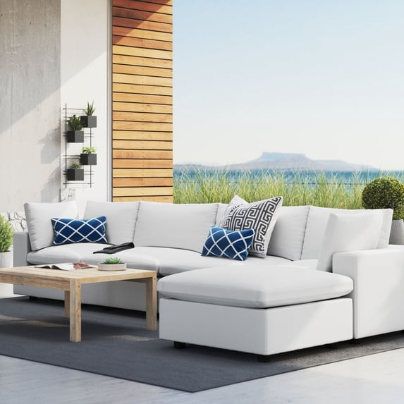 Commix 5-Piece Sunbrella¨ Outdoor Patio Sectional Sofa by Modway