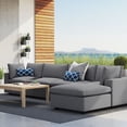 thumbnail image 1 of Commix 5-Piece Sunbrella Outdoor Patio Sectional Sofa-EEI-5584, 1 of 12
