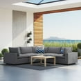 thumbnail image 1 of Commix 5-Piece Sunbrella Outdoor Patio Sectional Sofa-EEI-5590, 1 of 11
