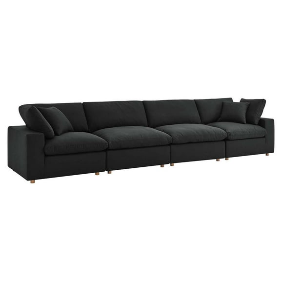 Commix Down Filled Overstuffed 4 Piece Sectional Sofa Set-EEI-3357