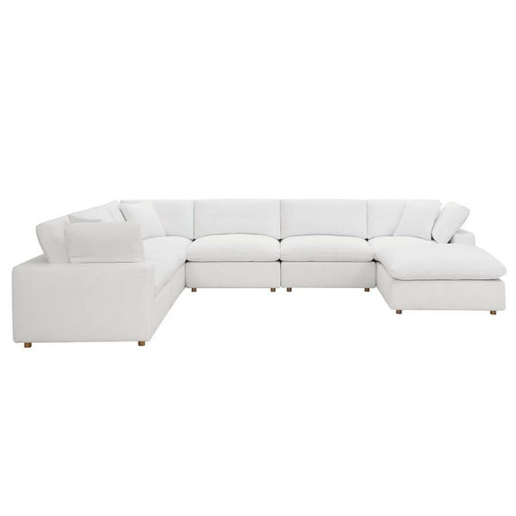 Commix Down Filled Overstuffed 7-Piece Sectional Sofa-EEI-3364