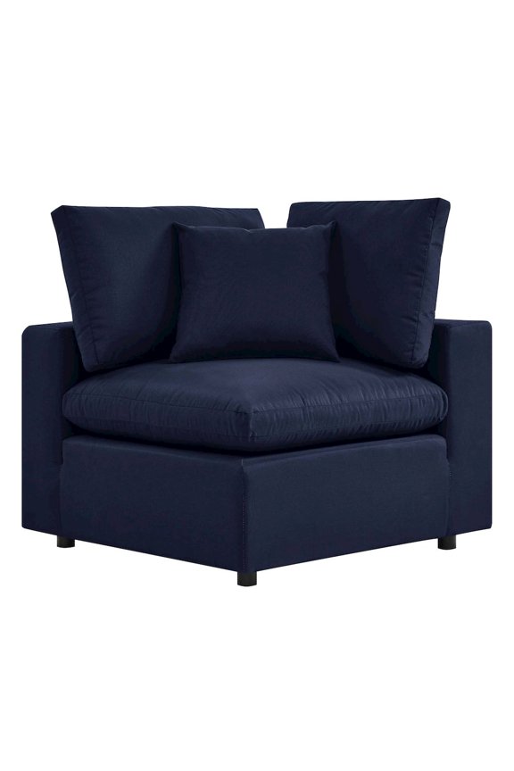 Commix Overstuffed Outdoor Patio Corner Chair