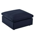 thumbnail image 1 of Commix Overstuffed Outdoor Patio Ottoman Navy, 1 of 4