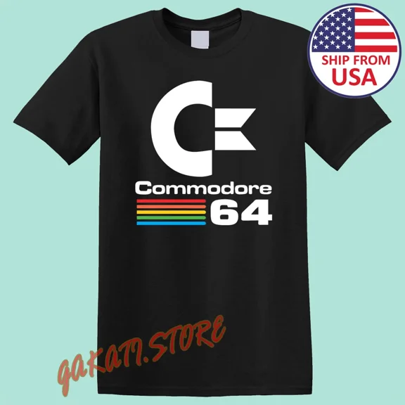 Commodore 64 Computer Men's Black Size S-5XL
