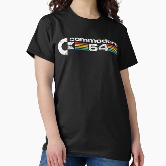 Commodore 64 Funny Retro Logo G5895 Unisex T-Shirt, Up to Size 5XL