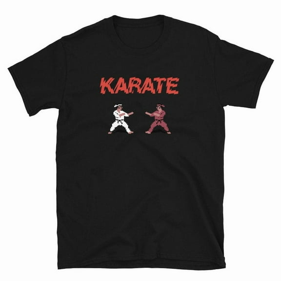 Commodore 64 Vintage 80s Videogame Karate Short-sleeve Unisex T-shirt