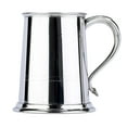 thumbnail image 1 of Commodore Fine English Pewter Tankard with Swan Handle Beer Mug Made in England, 1 of 1