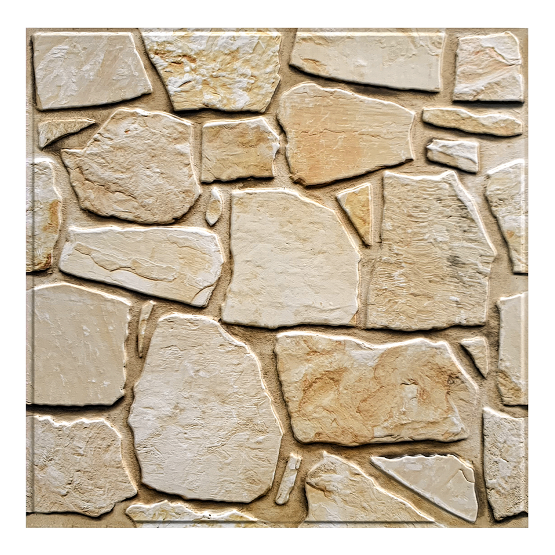 3D Faux Stone Peel and Stick, 3D Stone Wall Sticker, Ultra-Light PVC Wall Panels, 10 Pcs