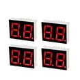 thumbnail image 1 of Common Cathode 10 Pin 2 Bit 0.98 x 0.75 x 0.31 inch 0.55" Red Display 4Pcs, 1 of 6