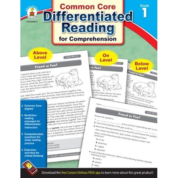 Pre-Owned Differentiated Reading for Comprehension, Grade 1
