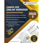 Common Core English Workbook Grade 8, Paperback