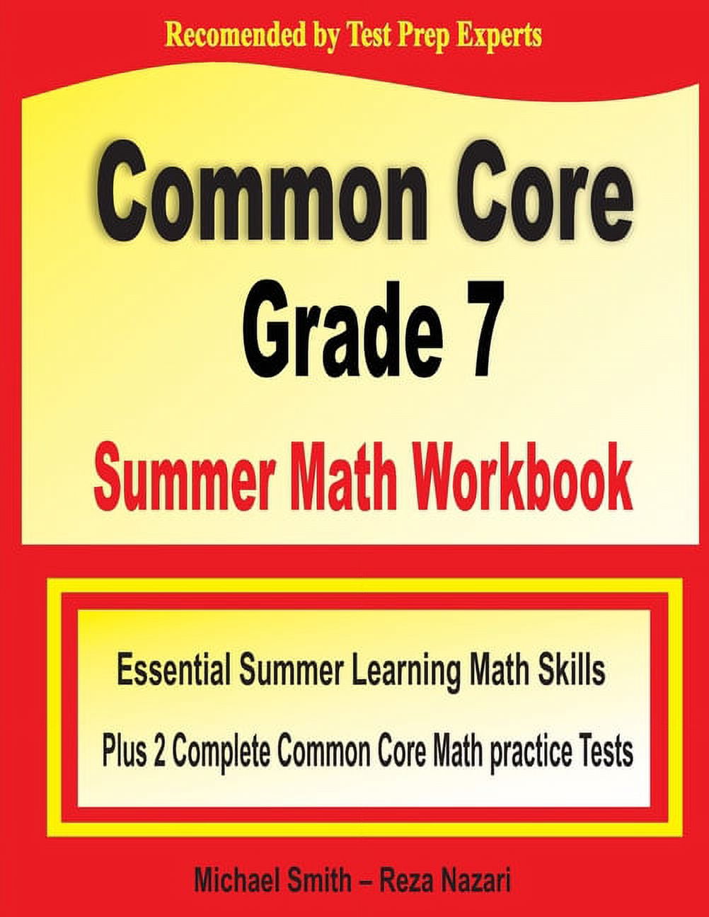 Common Core Grade 7 Summer Math Workbook: Essential Summer Learning ...