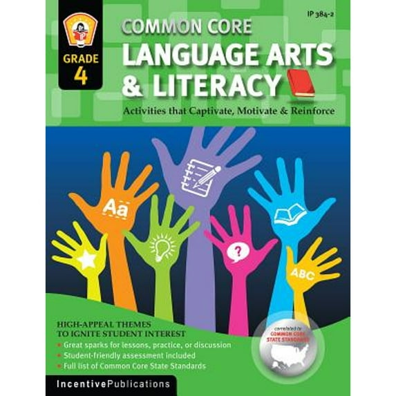 Pre-Owned Common Core Language Arts & Literacy Grade 4: Activities That Captivate, Motivate & Reinforce (Paperback) 0865307423 9780865307421