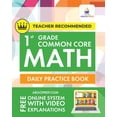 thumbnail image 1 of Common Core Math 1st Grade Common Core Math: Daily Practice Workbook 1000+ Practice Questions and Video Explanations Argo Brothers, (Paperback), 1 of 4