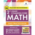 thumbnail image 1 of Pre-Owned 2nd Grade Common Core Math: Daily Practice Workbook - Part I: Multiple Choice 1000+ Practice Questions and Video Explanations Argo Brothers: Daily (Paperback) 1951048660 9781951048662, 1 of 1