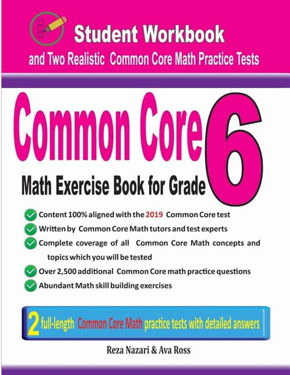 Common Core Math Exercise Book for Grade 6: Student Workbook and Two ...