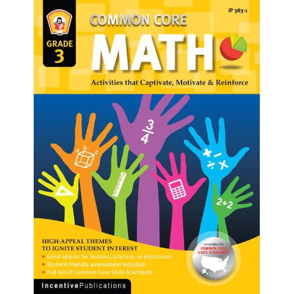 Pre-Owned Common Core Math Grade 3: Activities That Captivate, Motivate & Reinforce (Paperback) 0865307393 9780865307391