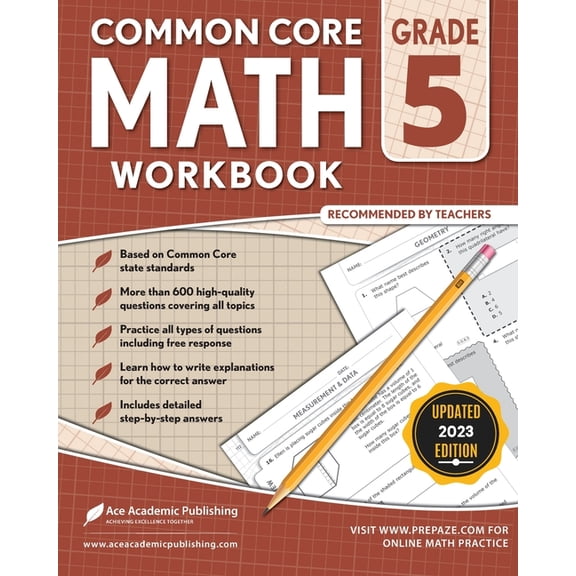 Common Core Math Workbook: Grade 5, (Paperback)