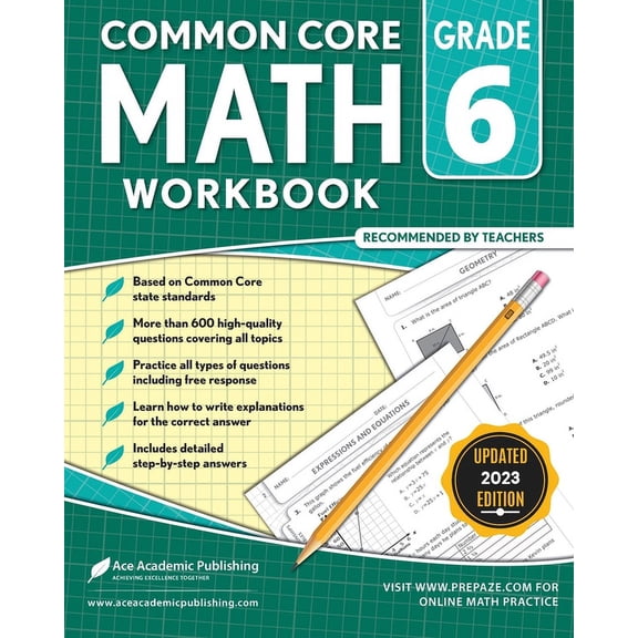 Common Core Math Workbook: Grade 6, (Paperback)