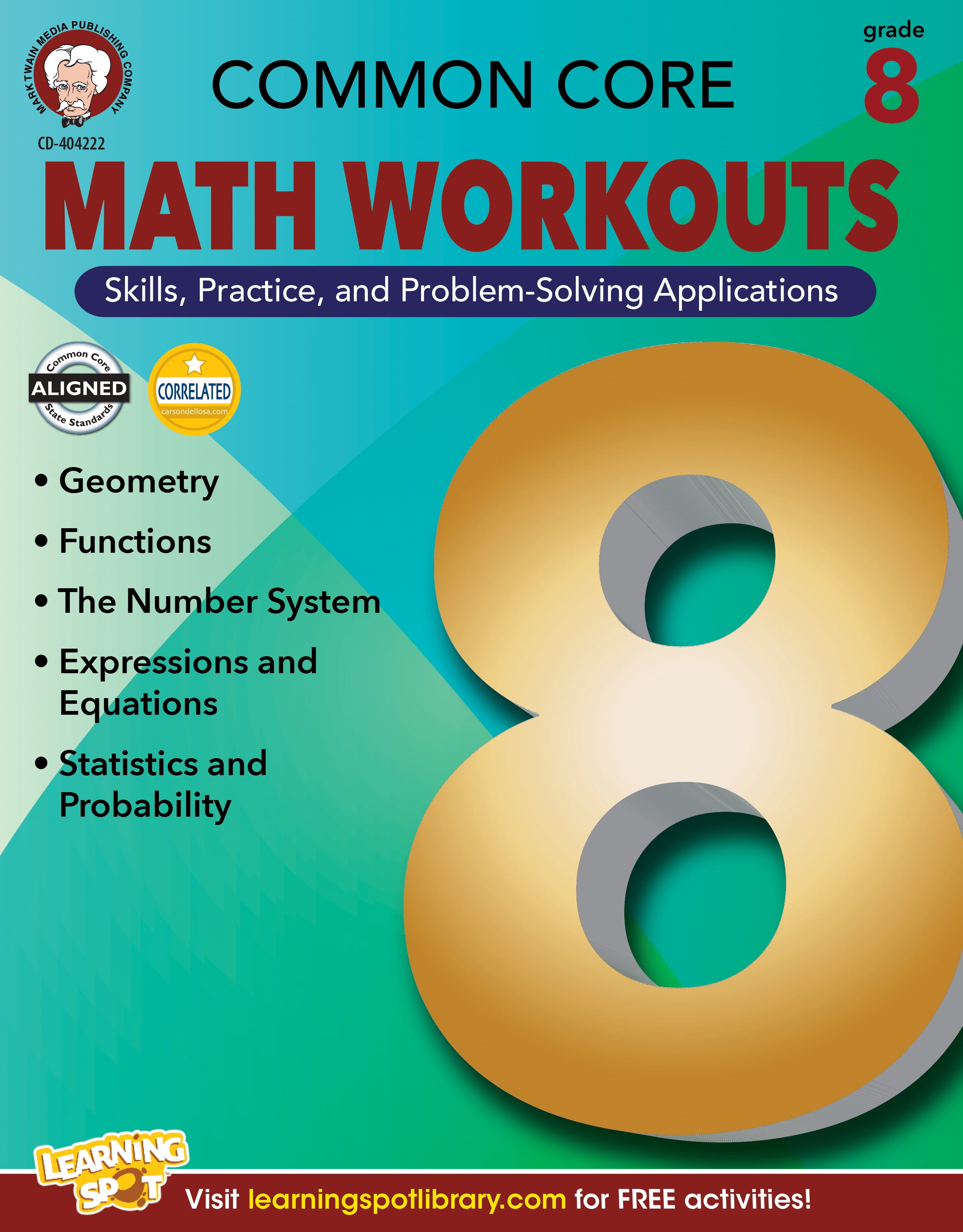 Common Core Math Workouts, Grade 8 (Paperback) - Walmart.com