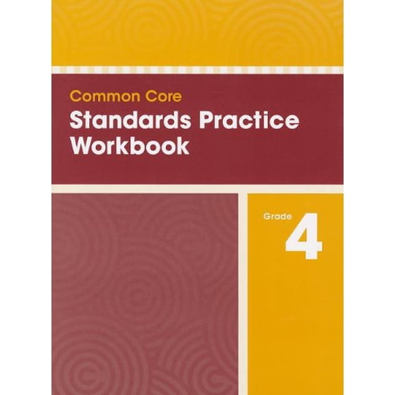 Pre-Owned Common Core Standards Practice Workbook Grade 4