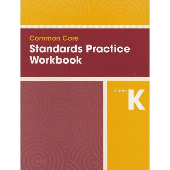 Pre-Owned Common Core Standards Practice Workbook Grade K Paperback