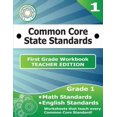 thumbnail image 1 of First Grade Common Core Workbook - Teacher Edition, (Paperback), 1 of 1
