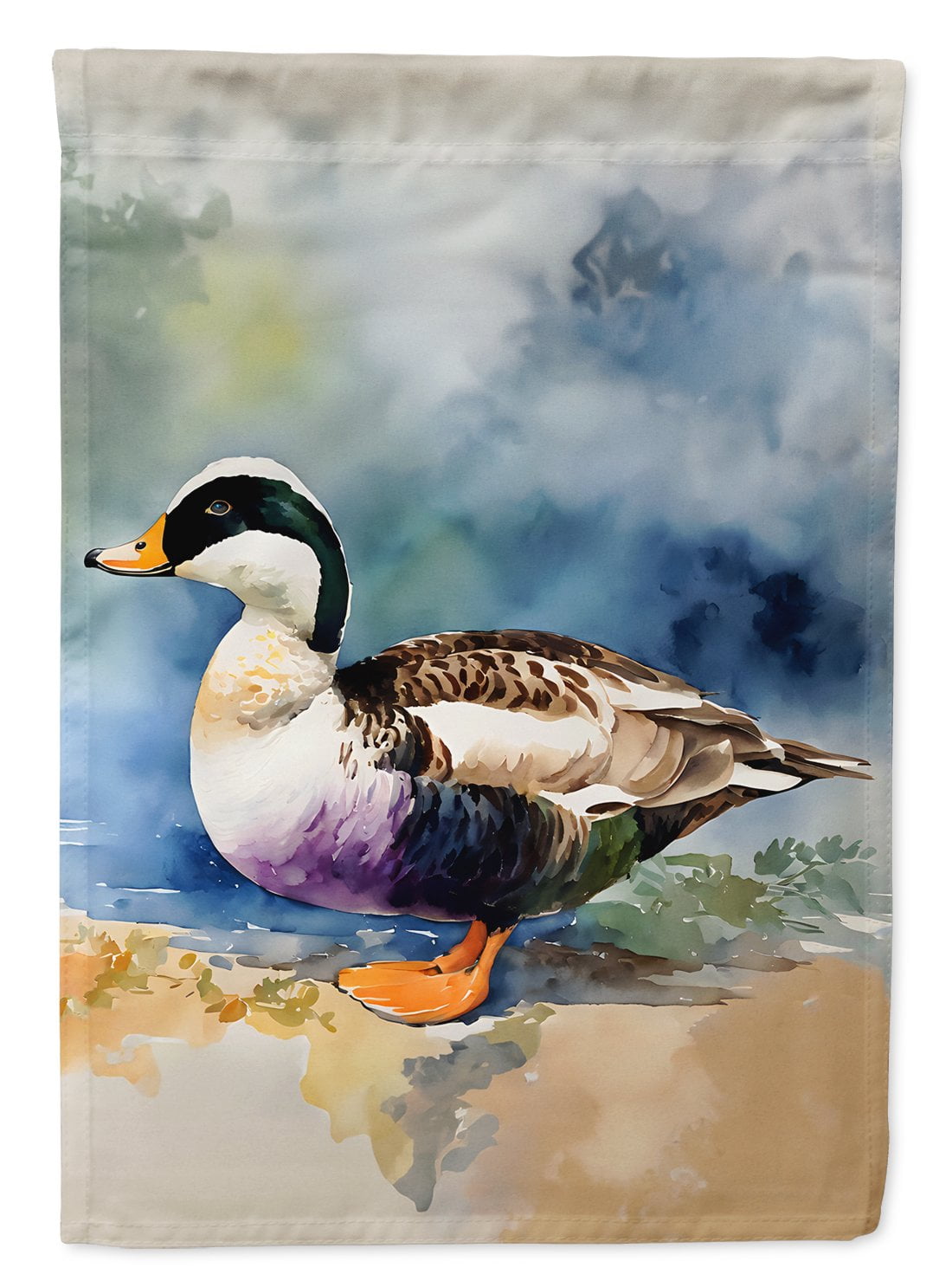 Common Eider Duck House Flag 28 in x 40 in