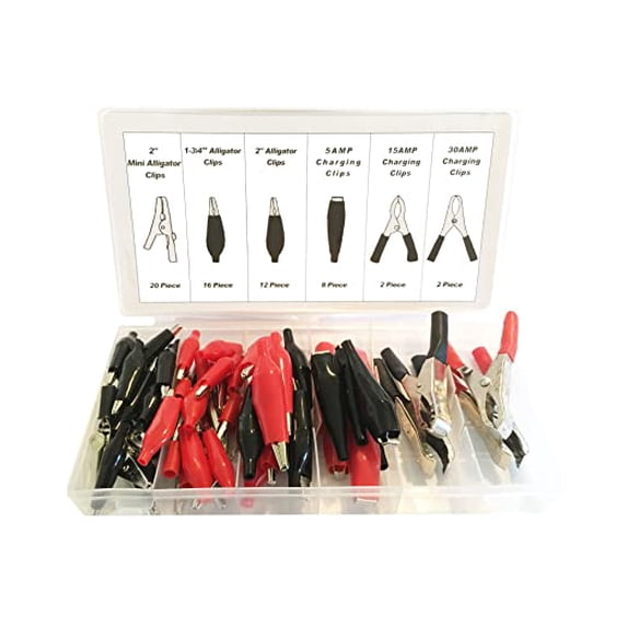 Electrical Quick Clips Common Electrical Clips Metal Clips Mini Alligator Clip Set (60 Piece ...