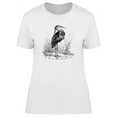 thumbnail image 1 of Common European Heron T-Shirt Women -Image by Shutterstock, Female Small, 1 of 2