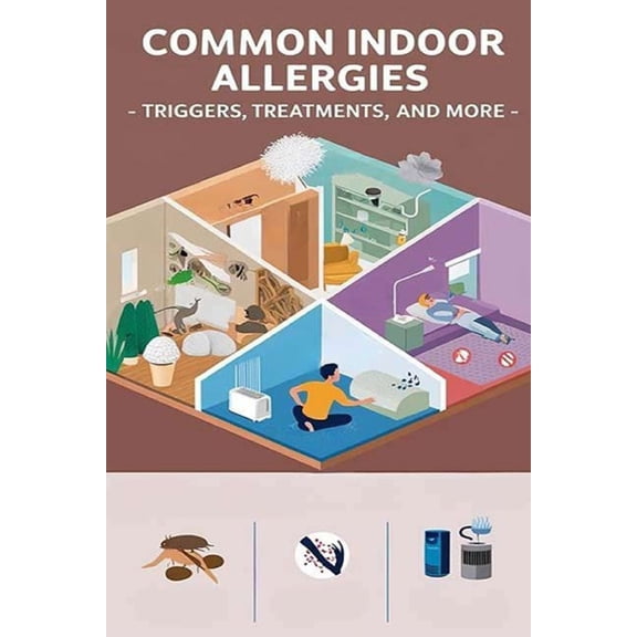 Common Indoor Allergies - Triggers, Treatments, and More: Pets, mold, dust, and even cleaning supplies can trigger indoo, (Paperback)